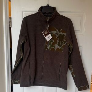 Drake Hybrid Windproof Jacket (olive heather-old school green)